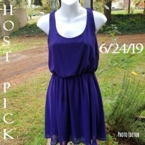 EUC Lush dress in grape S